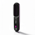 Velora GoBrush cordless hair straightening brush — black