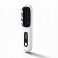 Velora GoBrush heated straightening brush — bristle plate detail